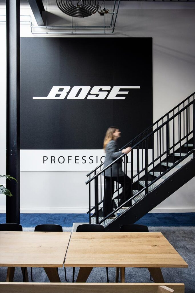 Bose Amsterdam HQ Kantoor Kantoorinrichting interieurdesign interieurarchitect